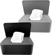 Dispensatore di Asciugamani in Plastica con Coperchio per 2 Asciugamani, Ideale per Casa o Ufficio