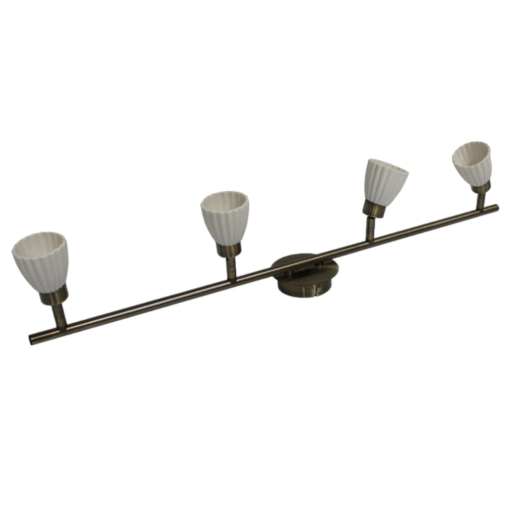 Stecca 4 Faretti MAX 4X50W GU10 - Serie FIRENZE ALEYAY