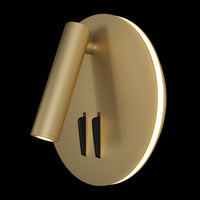 Lampada da parete Ceiling & Wall in Alluminio Ios 176 Opaco Oro