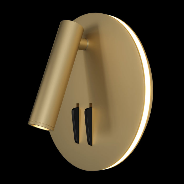 Lampada da parete Ceiling & Wall in Alluminio Ios 176 Opaco Oro