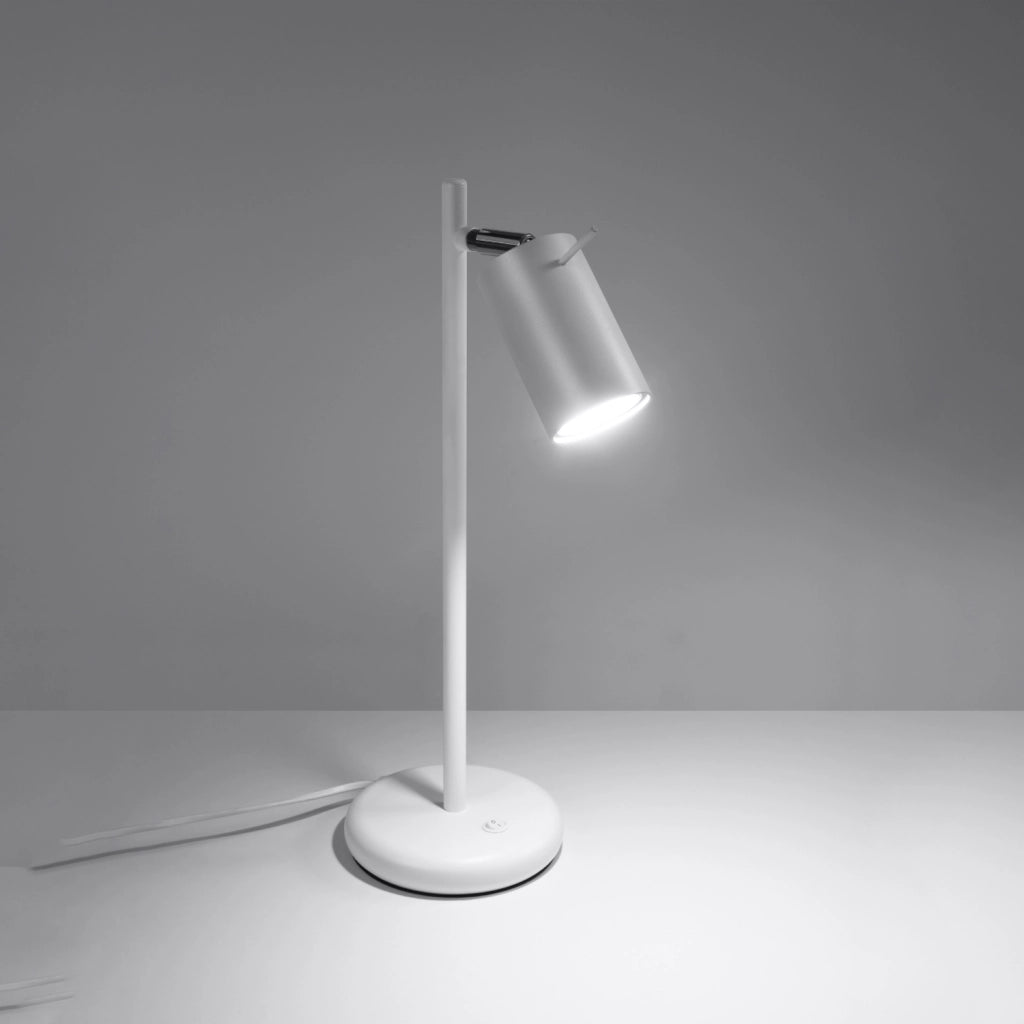 Lampada da scrivania bianca moderna TORQUE Pure Lume GU10 10W