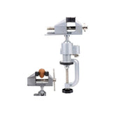MORSA DA BANCO TAVOLO GIREVOLE 360 IN ALLUMINIO TESTA SNODATA 50MM UNIVERSAL