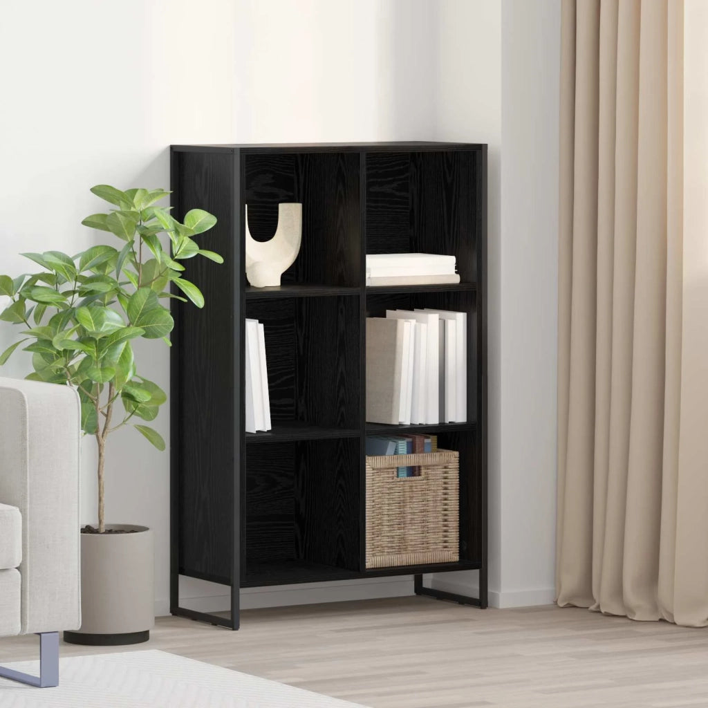 Armadio per Libri Rovere Nero 99.5 x 30 x 108.5 cm 886534