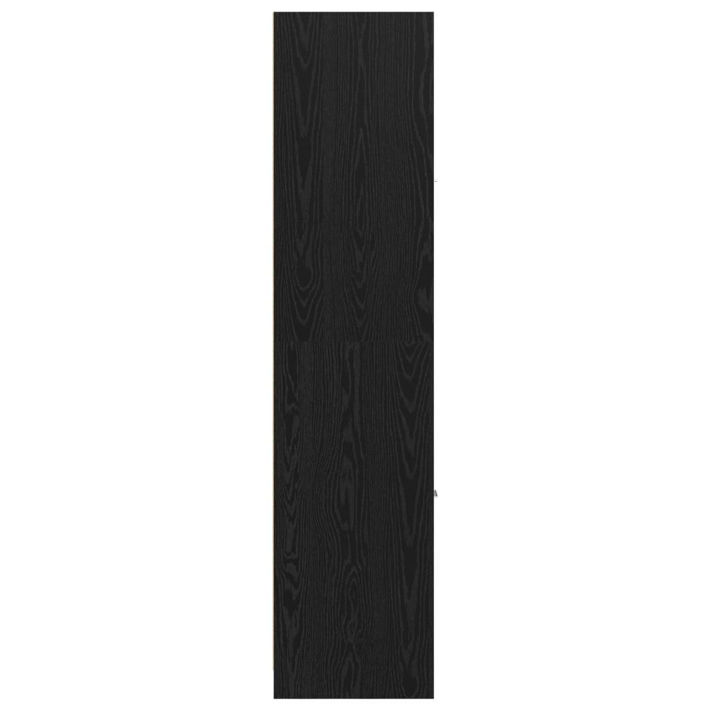 Armadio Apothecary Rovere Nero 30x41x174.5 cm Legno Ingegnerizzato
