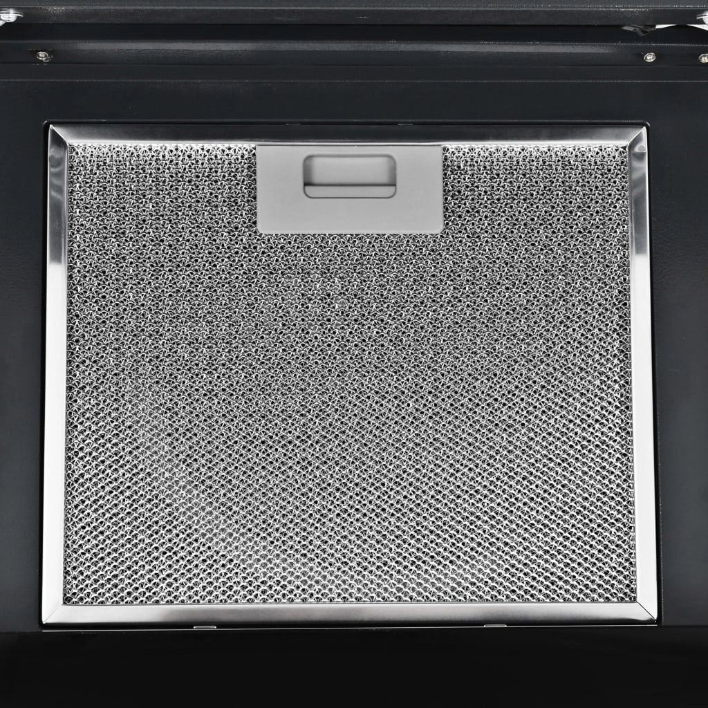 Cappa aspirante a parete in acciaio inox 756 m³/h 90 cm nero 02_0005878
