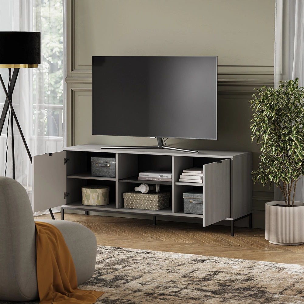 Vicco Mobile tv Grigio 150 x 60 cm con 2 porte