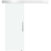 Porta Scorrevole in Vetro ¨C zephmum ¨C Trasparente Alluminio 210x75cm