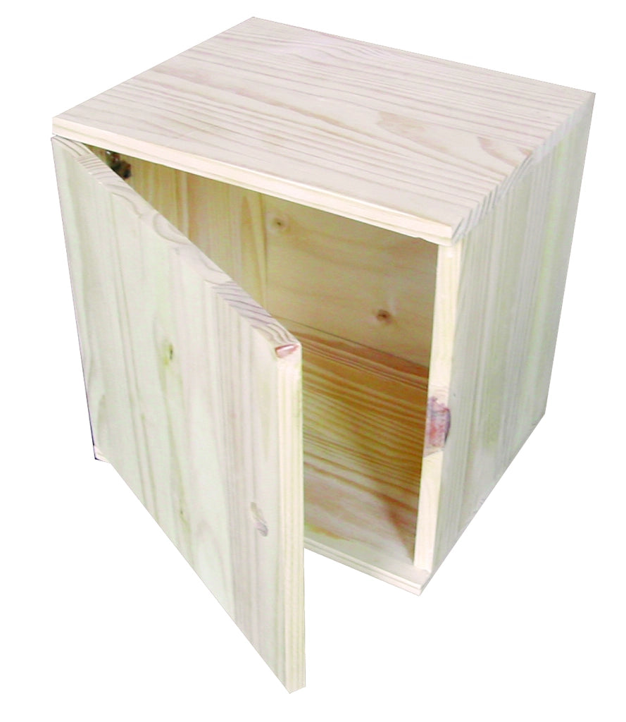 Pensile 1 Anta 30x36x36h cm in Legno di Pino Naturale