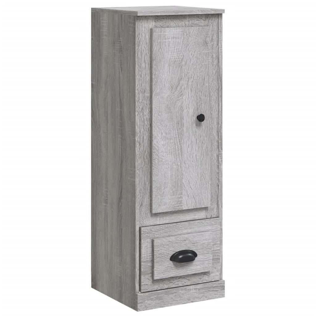 Buffet credenza cassettiera mobiletto mobile contenitore organizer cucina soggiorno salotto rovere Sonoma alto 36 x 35,5 x 103,5 cm legno ingegnerizzato grigio 02_0035354