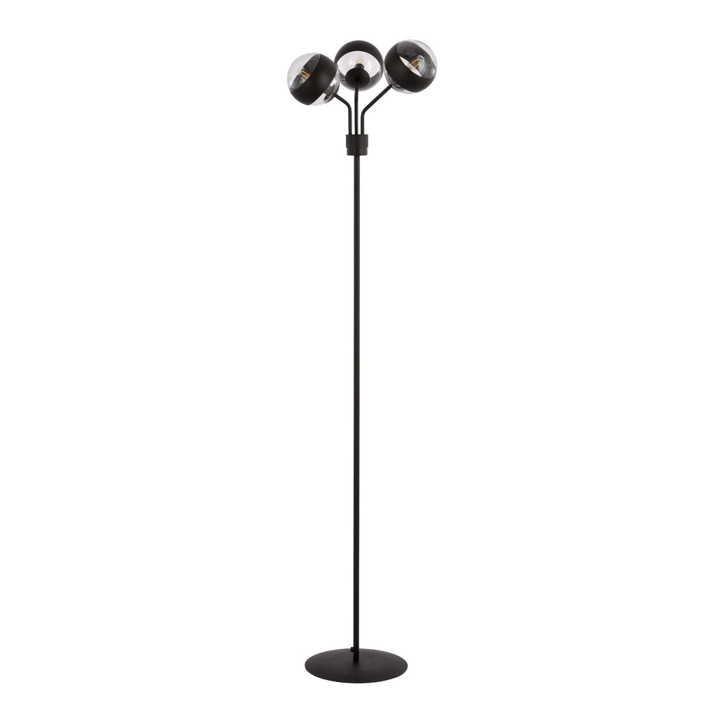 Lampada da terra Emibig NOVA LP3 3xE14 nero 173cm