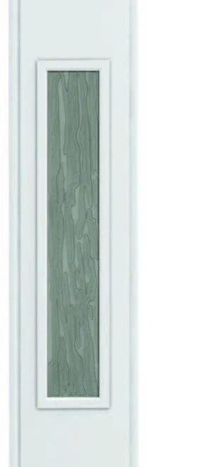 Porta a Soffietto da Interno 82x210 cm in PVC con vetro Niagara Mod. Extra Standard colore noce