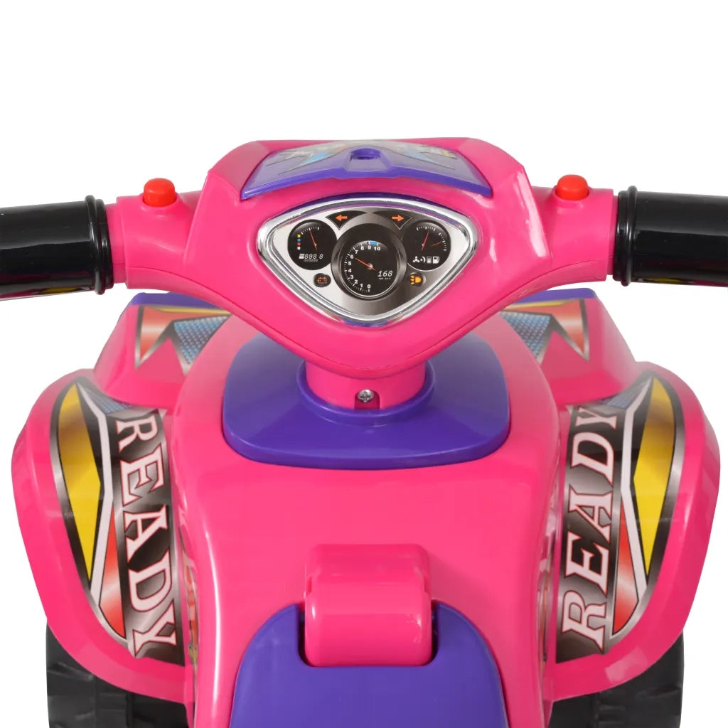 Cavalcabile ATV per Bambini Rosa e Viola con Suoni e Luci 10141