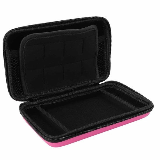 Tas di protezione hardshell per 3DS/2DS XL - spazio di stoccaggio - impermeabile - rivestimento morbido - custodia per console