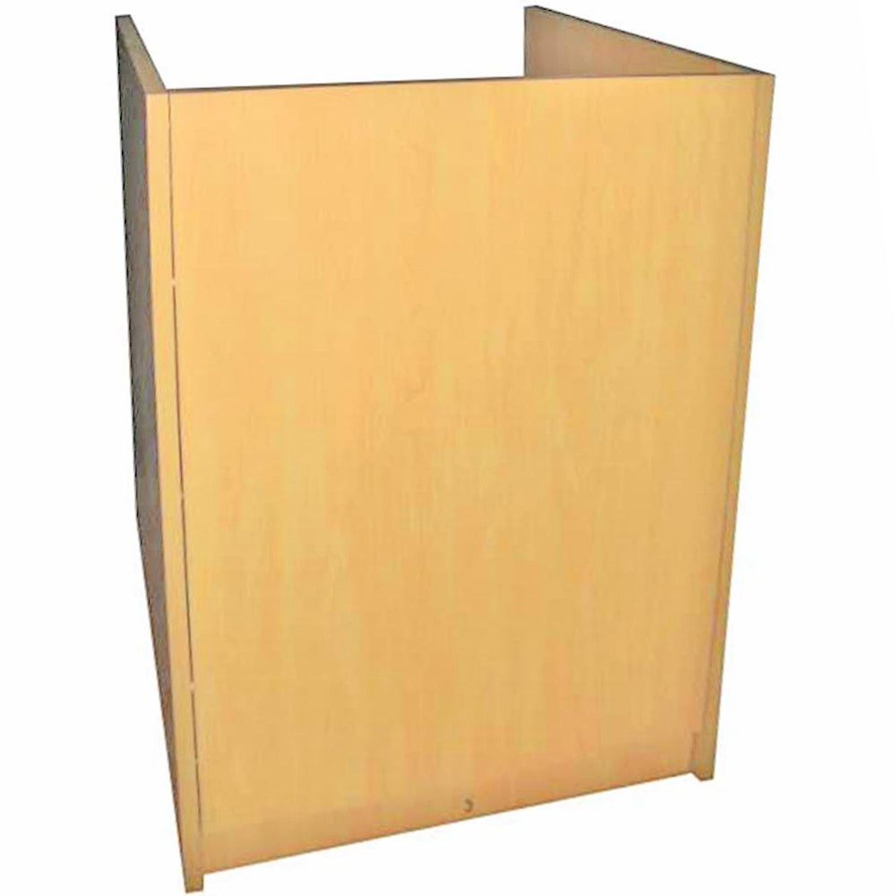 Banco Cassa TB60 in Laminato Acero con Vano Portaoggetti e Ripiano POS