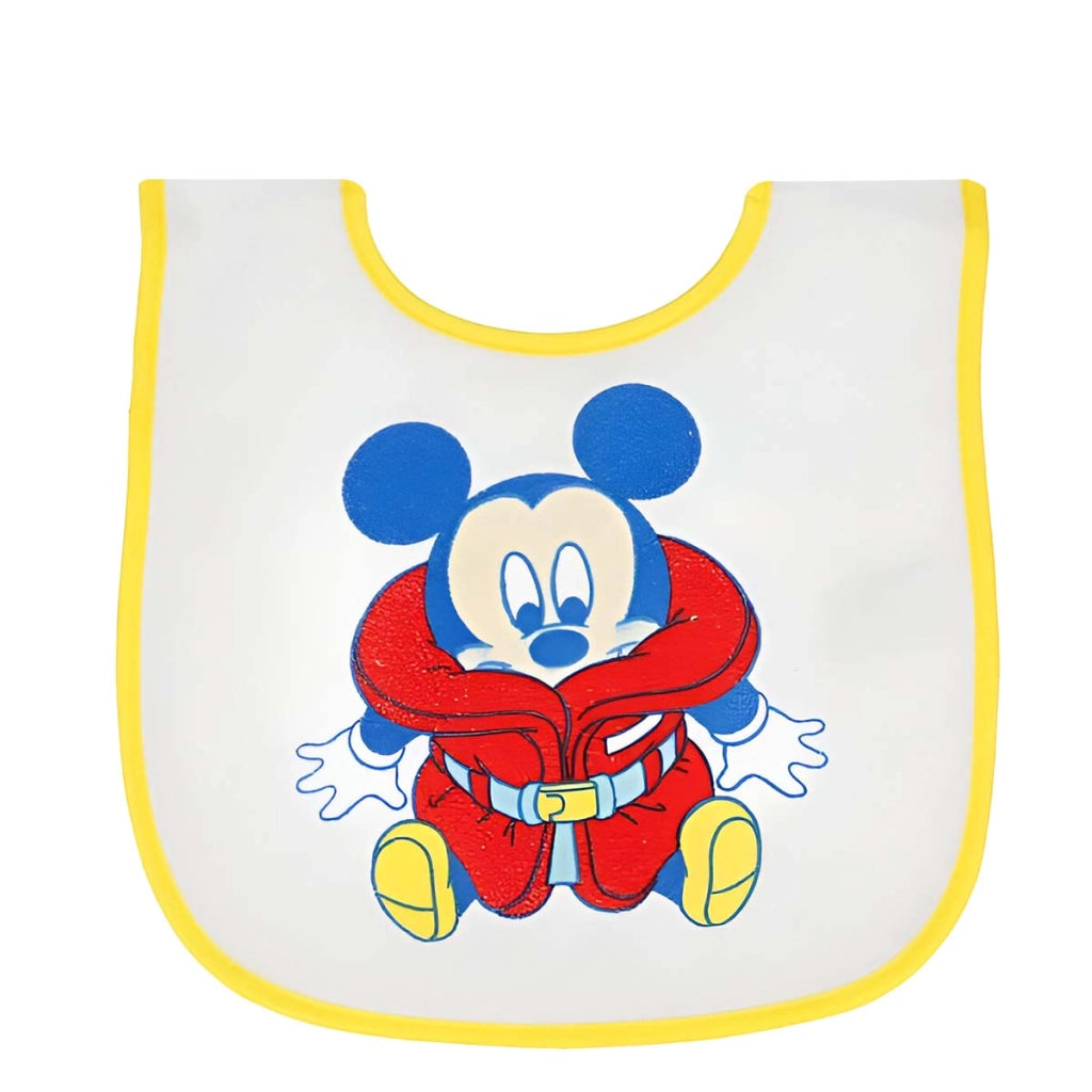 Confezione da 2 bavaglini per neonati con chiusura motivo Mickey Multicolore Mickey Mouse