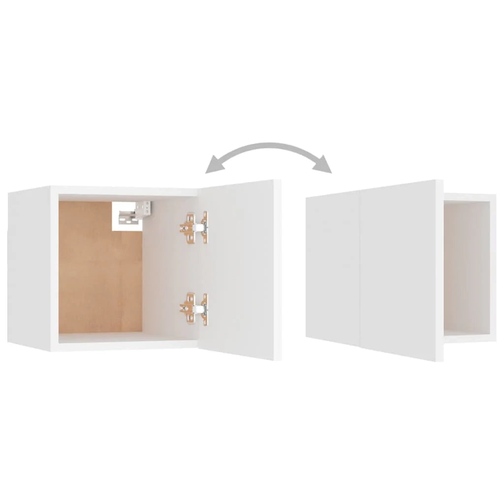 Set di mobili da 6 pezzi tra cui armadio credenza mobile TV televisore per soggiorno camera da letto salotto legno ingegnerizzato bianco 02_0025005