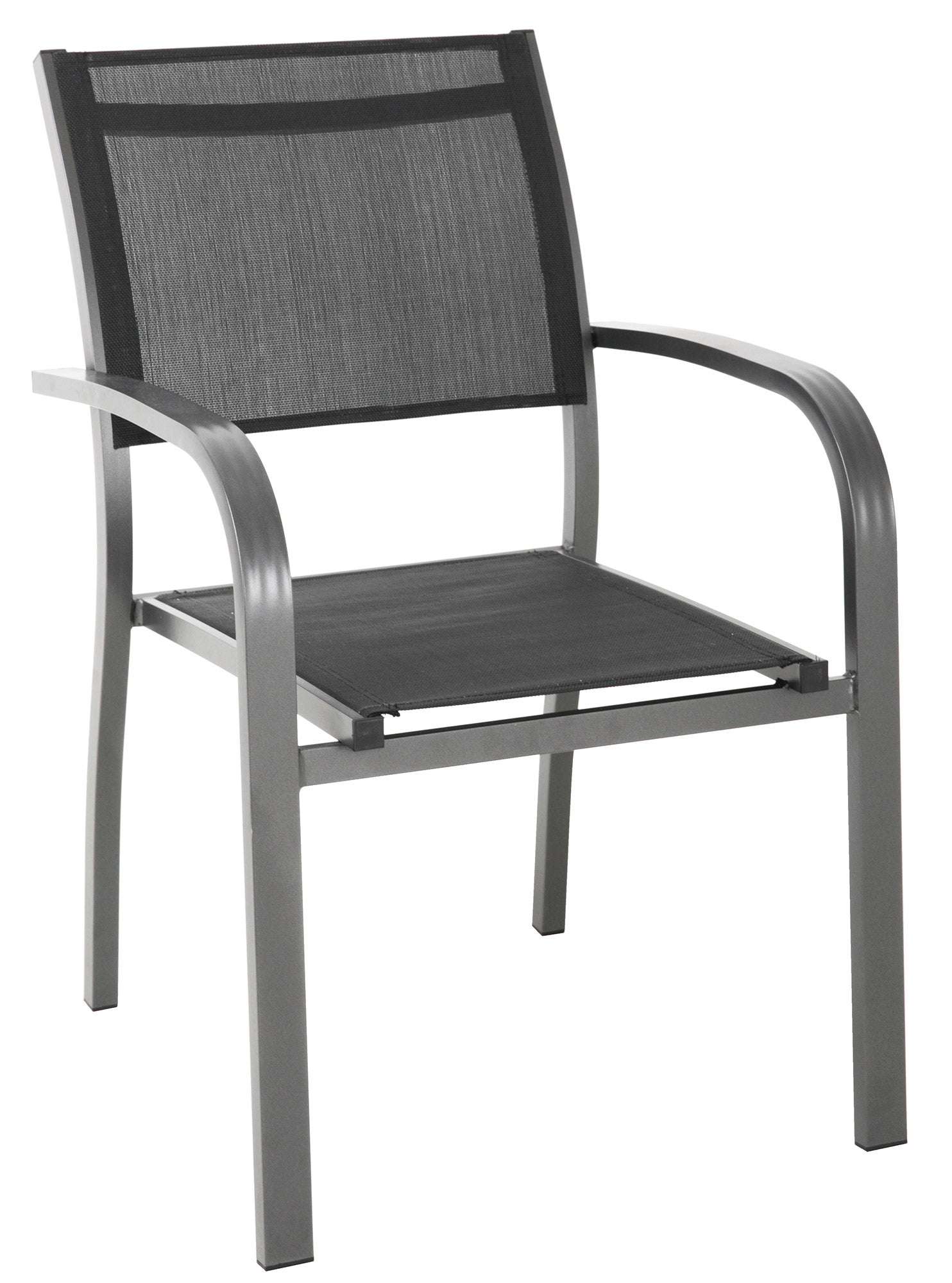 Sedia da Giardino in Alluminio Viareggio Grigio Antracite