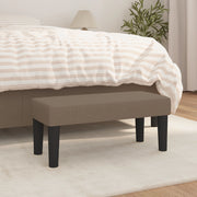 Panca Tortora 70x30x30 cm in Tessuto
