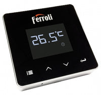 Cronotermostato ferroli Settimanale Riscaldamento Wifi - IOS e Android Batterie Stilo Programmazione Digitale 013011XA Connect