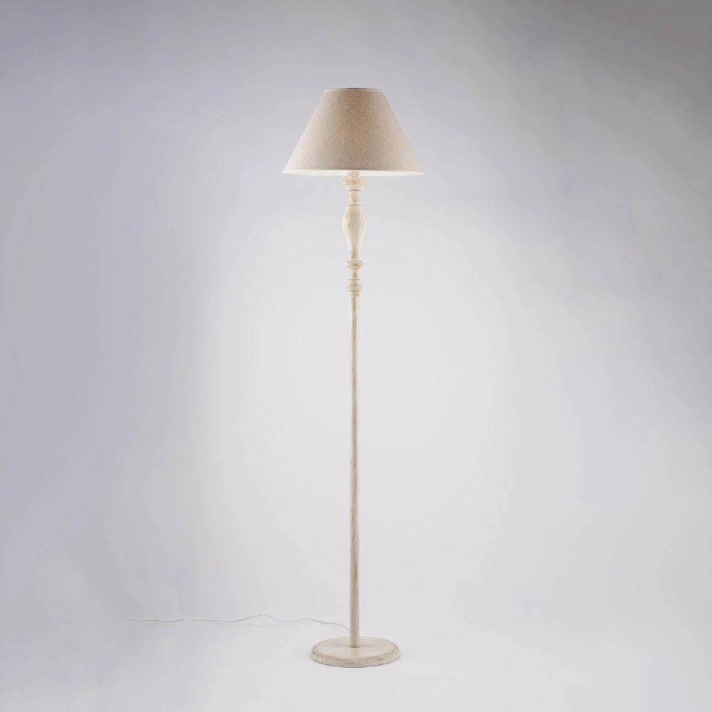 Piantana in legno e ferro 183x45 cm