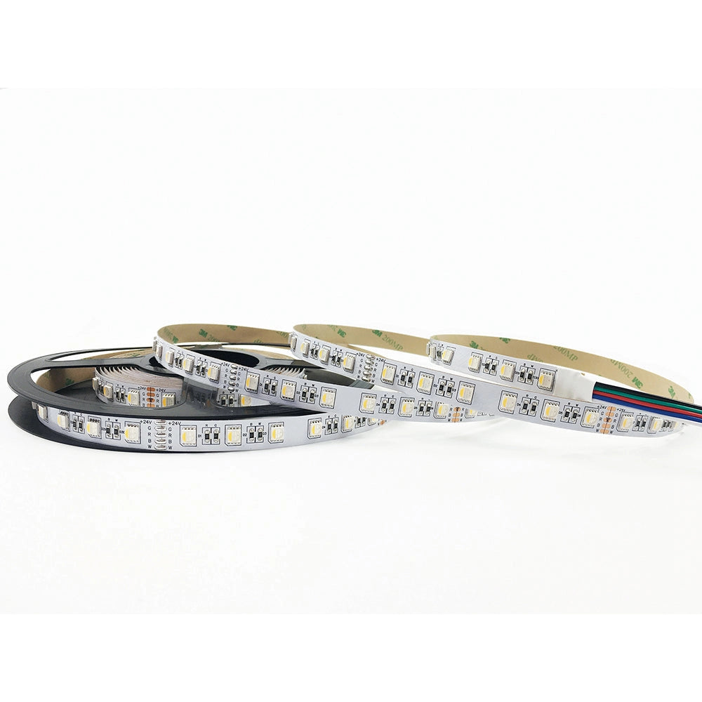 STRIP LED 5050 DC24V IN KAPTON 60 LED PER MT 19,2W PER MT 5400LM PER MT RGB + 4000K 500CM
