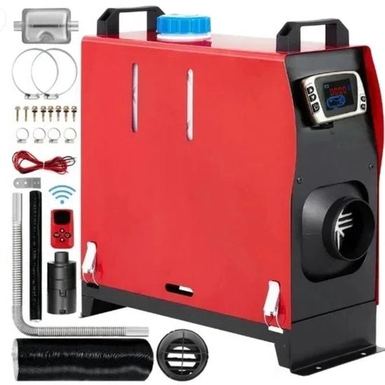 Cappa di riscaldamento diesel professionale 12V - Cappa a stand-by - 8KW - Riscaldamento automatico - Serbatoio di carburante 5L