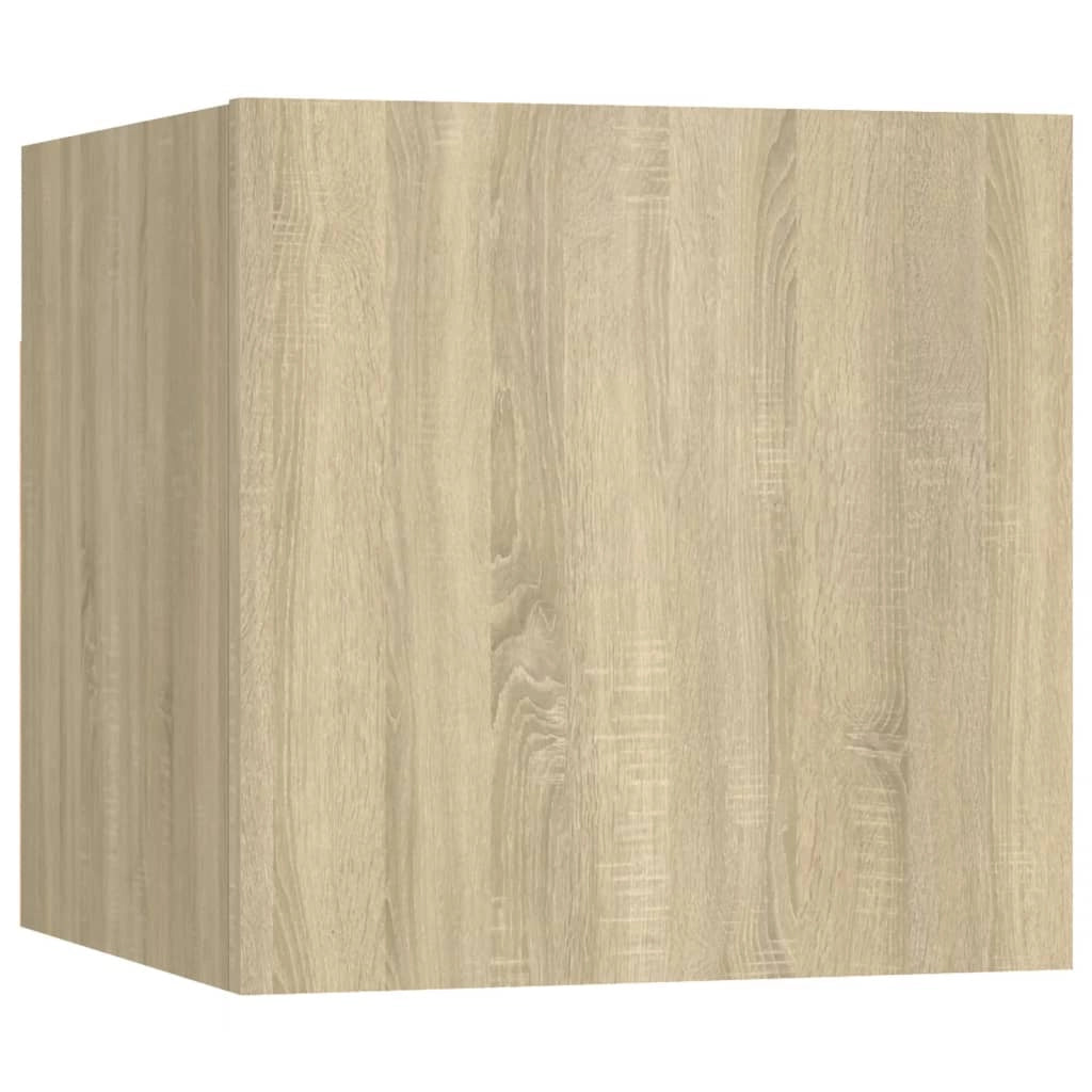 Set di mobili credenza TV soggiorno camera da letto 10 pezzi in rovere Sonoma legno ingegnerizzato marrone 02_0024359
