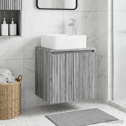 Mobile Lavabo da Parete Sonoma grigio 53 x 35 x 63 cm