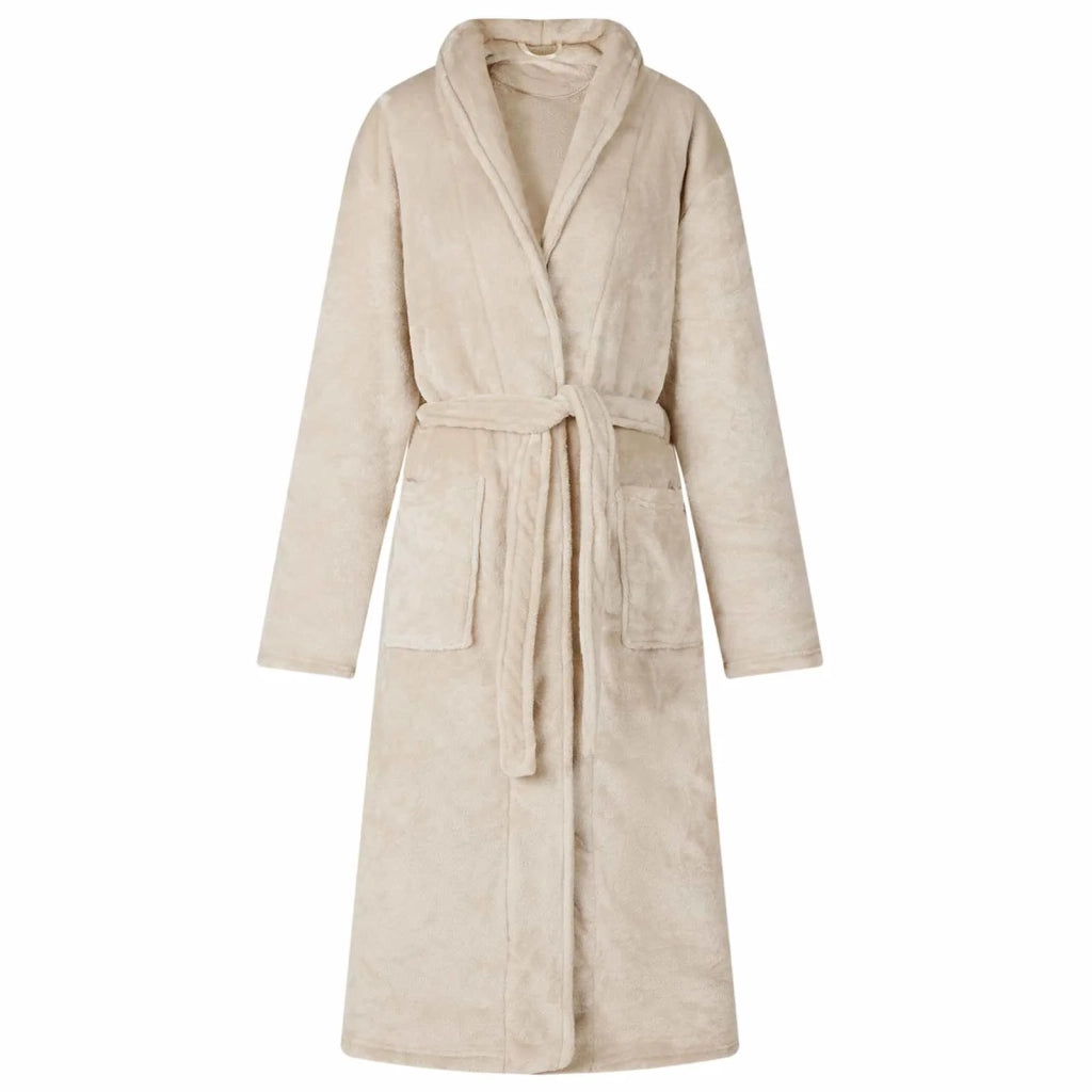 Accappatoio senza Cappuccio Beige l Flanella CFW2705221