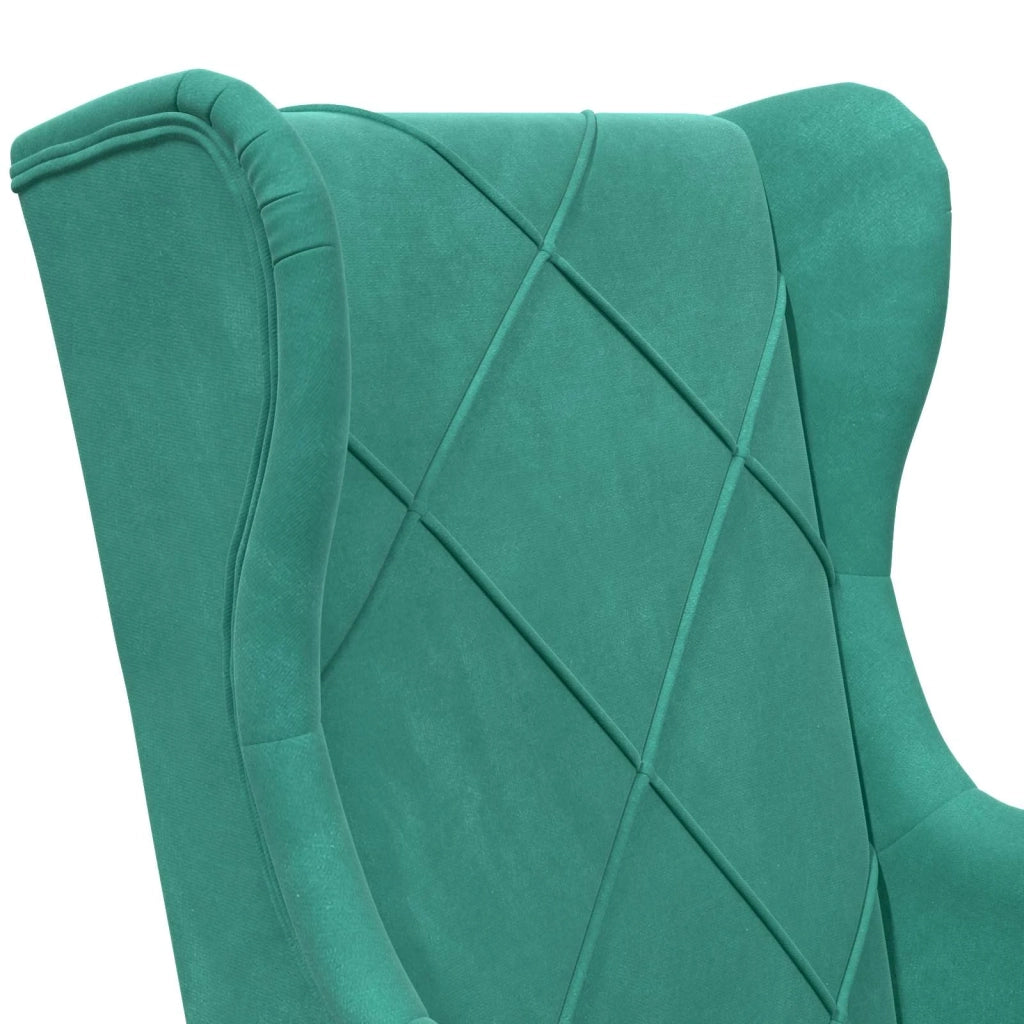 Poltrona Turchese Velluto