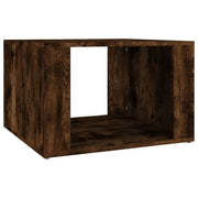 Comodino | Armadio da Notte | Mobiletto da notte Rovere Fumo 57x55x36 cm in Legno Multistrato