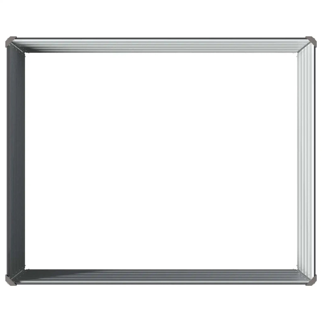 Letto rialzato da giardino Antracite 100 x 80 x 55 cm 8006389