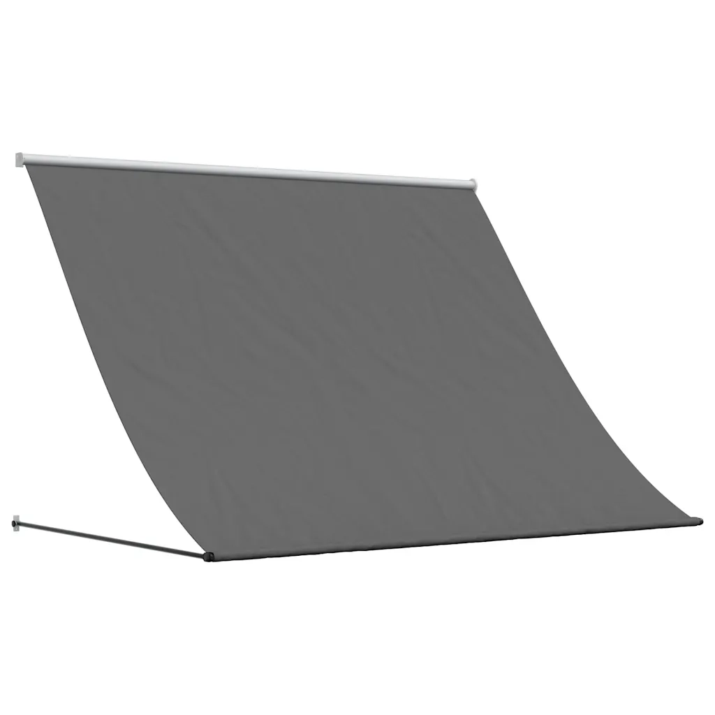 Tenda da Sole Retrattile Antracite 250x150 cm Tessuto e Acciaio 368753