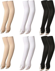 Moufle estive per armi con protezione UV, 12 pezzi, unisex, zonsera con riscaldamento, abbigliamento raffreddante per braccia, guanti sportivi per braccia, copriavampano per braccia