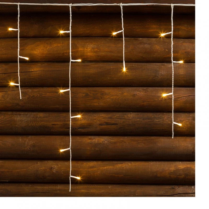 Catena 'Ice Light' 255 Led Luce Calda 1088x60cm 8 Giochi Luce Lotti