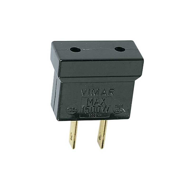 01351 Adattatore 2P Usa - P10 Nero