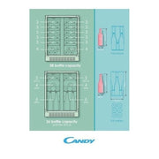 Candy CCVB 60D/1 Da incasso Nero 38 bottiglia/bottiglie