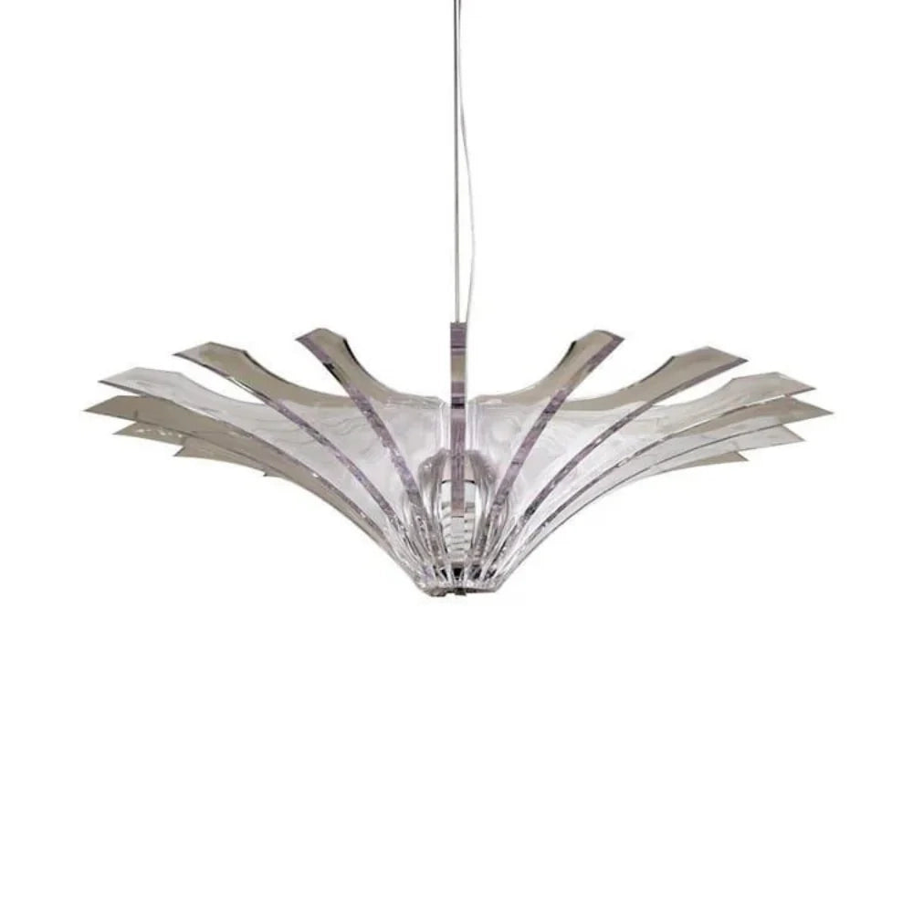 Lampada a sospensione in metallo Lotus violetto | Duzzle