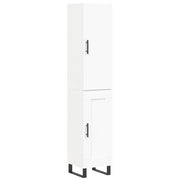 Credenza | Madia | Buffet da pranzo | Armadio da pranzo Bianca 34,5x34x180 cm in Legno Multistrato