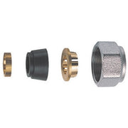KIT DI TENUTA IN GOMMA A COMPRESSIONE PER TUBO RAME 4 PZ- Diam. 14- S.F.- pezzi 1