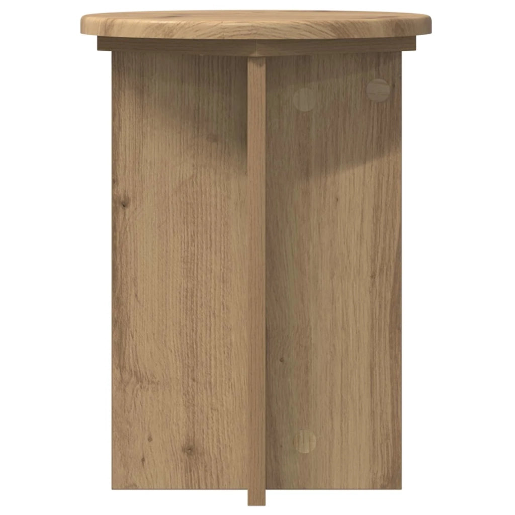 Supporto per piante 2 pcs Rovere Artigianale Ø29,5 x 40 cm 899743