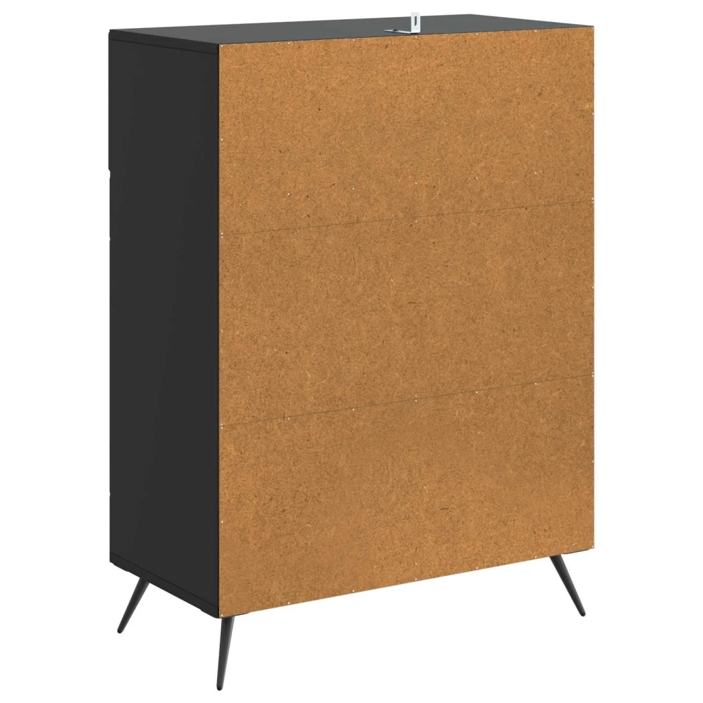 Credenza Nero 66 x 34,5 x 90 cm Legno ingegnerizzato 895556