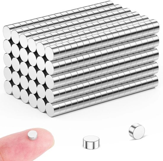 50 pezzi di magneti mini 4 mm x 2 mm forti, piccoli magneti per frigorifero, magneti per lavagne magnetiche, magneti per bacheche magnetiche per hobby, foto.