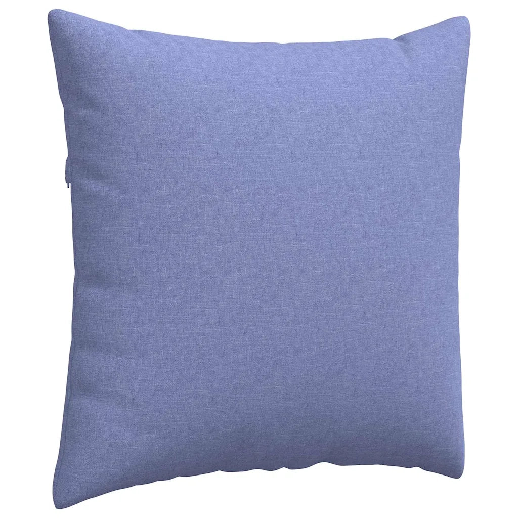 Cuscini da Divano 2 pcs Blu jeans 60 x 60 cm Tessuto