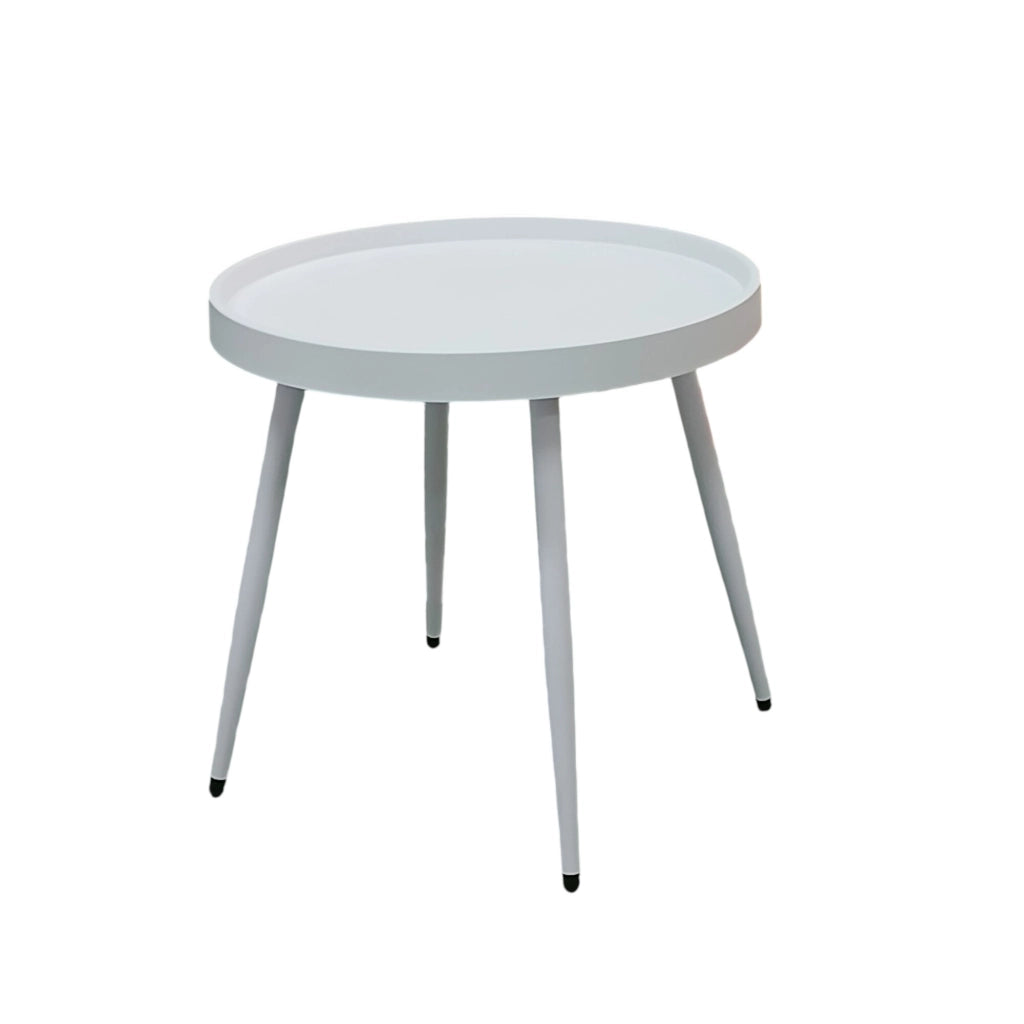 TAVOLO BASSO NEMO D.50XH47CM BIANCO.
