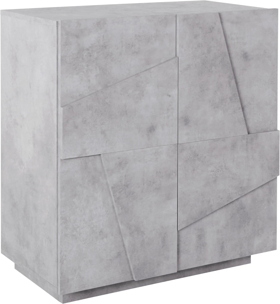 Mobile Madia PING L 81.2 x H 86 x P 44.2 cm grigio cemento