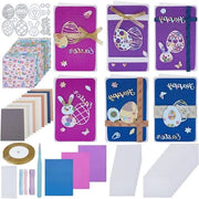 Kit di carte di auguri pasquali DIY per adulti - Set di 15 pezzi con involucro personalizzabile.