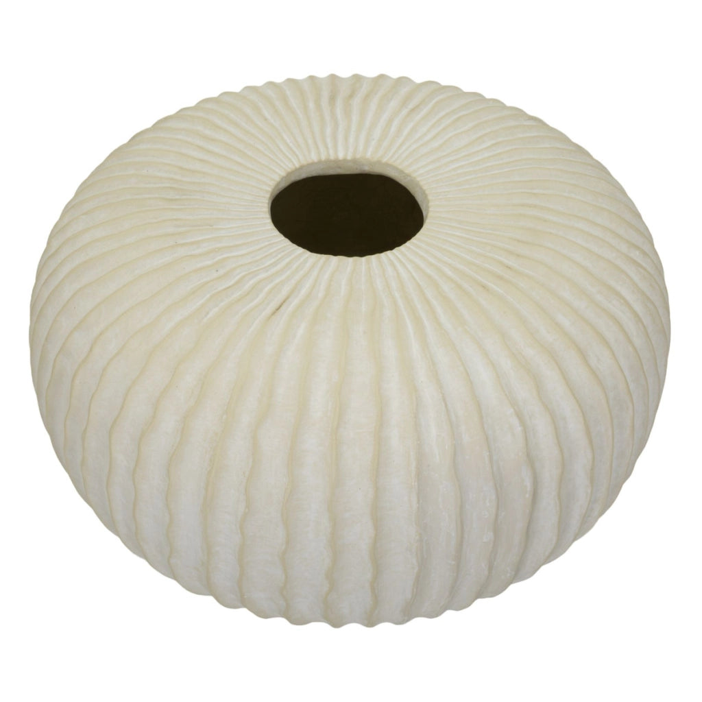 Vaso Decorativo VKH817, Beige, Poliresina, 40x40x23 cm