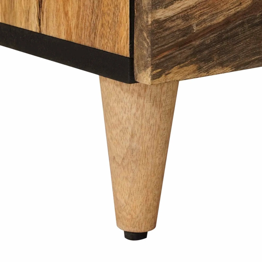 Mobile TV Naturale 70 x 33 x 46 cm Legno di mango massello 4018261