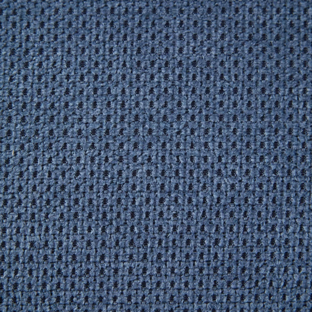 Sedie da Pranzo in Legno con Seduta Imbottita in Tessuto ¨C MINIMAL ¨C Set 2 Pezzi, Blu